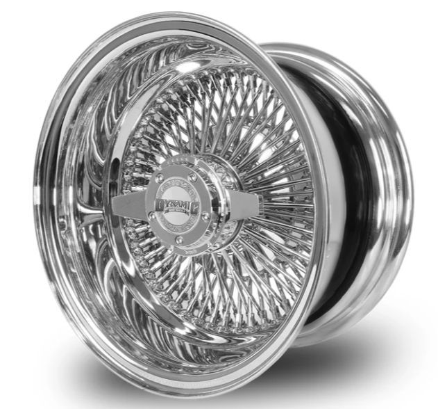 13x5.5 100 Straight Lace Reverse - All Chrome