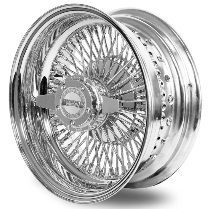 13x7 72 Straight Lace Reverse - All Chrome